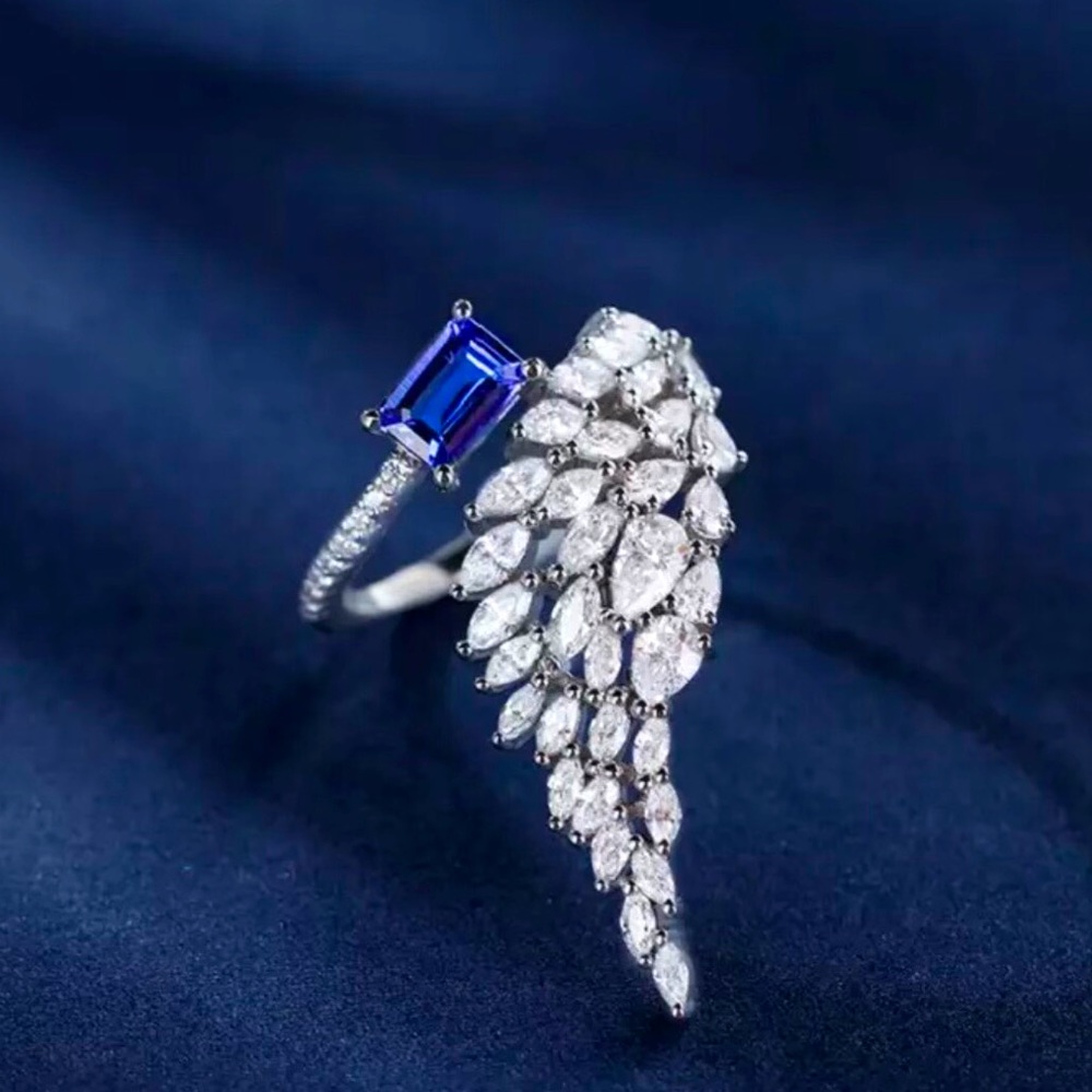 ✨✨Sapphire Wing Ring✨✨ - Picture 4 of 4